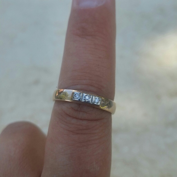 14k rose gold band/ring - Picture 2 of 5
